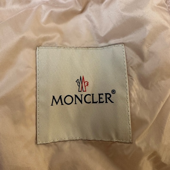 Moncler Kids Longue Saison Puffer Jacket in Light Pink size 12 - Picture 16 of 16